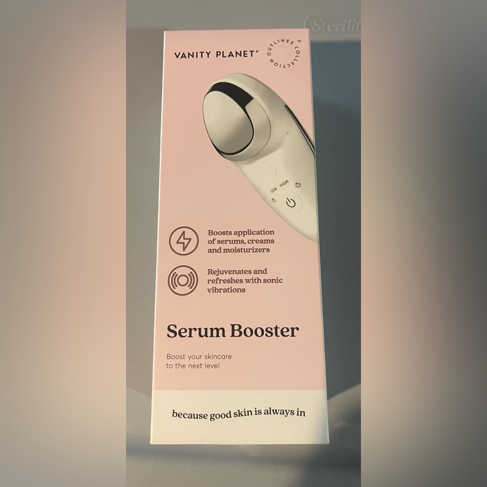 Vanity Planet Serum Booster Sonic Custom Vibrations Device Rejuvenate Facial NEW
